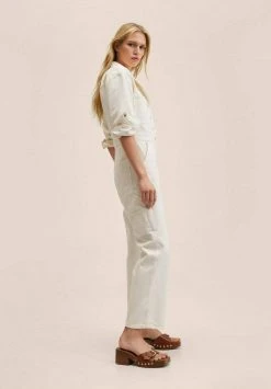 Mango KYOMI - Jumpsuit - écru | Damen -Mango Populaire Boutique d8619d3728214a3d8386550e86092fc1