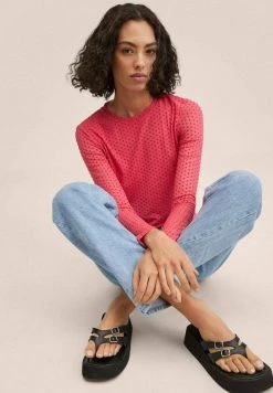 Mango POL - Langarmshirt - Fuchsia | Damen -Mango Populaire Boutique d87c15c904c44c799606e850bba835ec