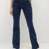 Mango Flared Jeans - Dark Blue | Damen -Mango Populaire Boutique d87c85f9c11f42099b141422c5f30f71