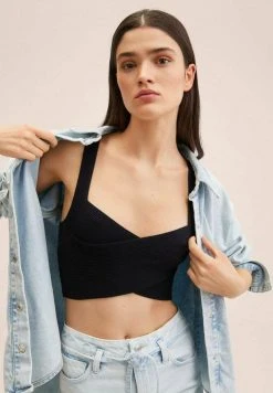 Mango EVA - Top - Zwart | Damen