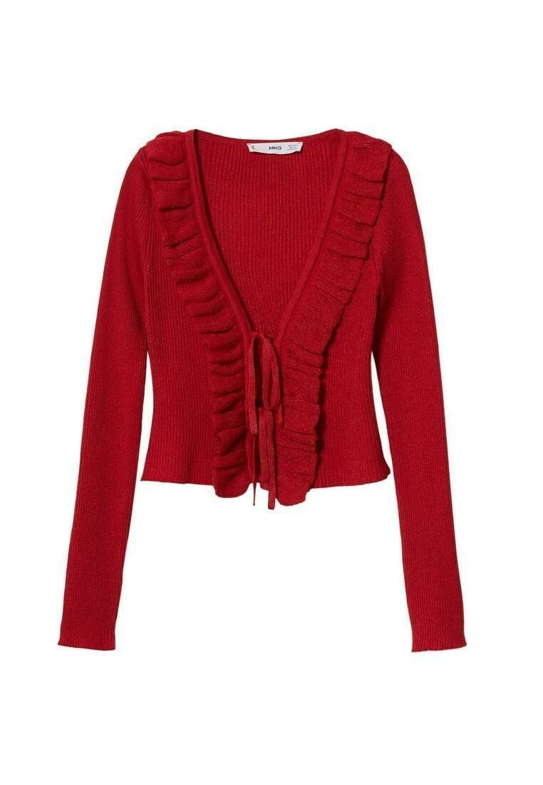 Mango MOULIN - Strickjacke - Rot | Damen 6 Mango MOULIN - Strickjacke - Rot | Damen – Bild 4