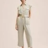 Mango Damen CONGA - Jumpsuit - Light Pastel Grey -Mango Populaire Boutique d98964346f5e4b8c82a422b6e366408c