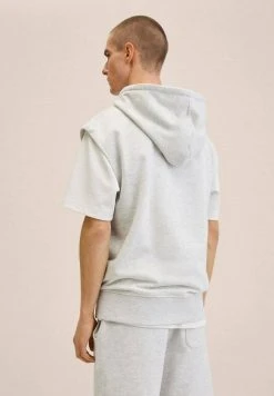 Mango XALE - T-Shirt Basic - Mottled Light Grey | Herren -Mango Populaire Boutique d98ba8f7272d480394a622c1f4e69149