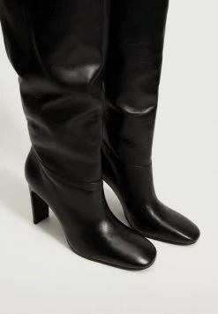 Mango Stiefel - Schwarz | Damen -Mango Populaire Boutique d9bb4b22348f4e769199391df06fa927