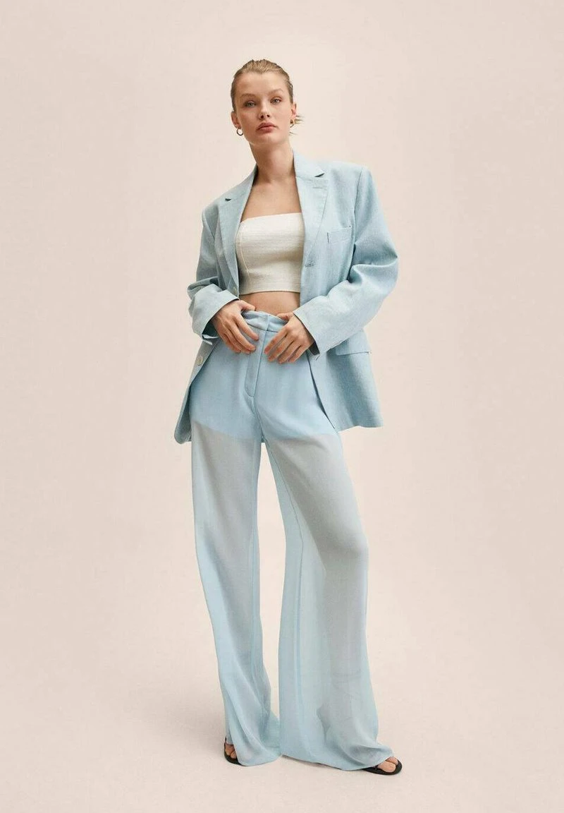 Mango DARCY - Stoffhose - Bleu Ciel | Damen 4 Mango DARCY - Stoffhose - Bleu Ciel | Damen – Bild 2