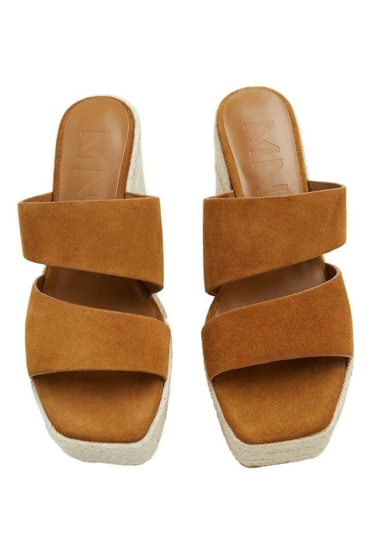 Mango Damen MENOS - Pantolette Hoch - Marron Moyen 4 Mango Damen MENOS - Pantolette Hoch - Marron Moyen – Bild 2