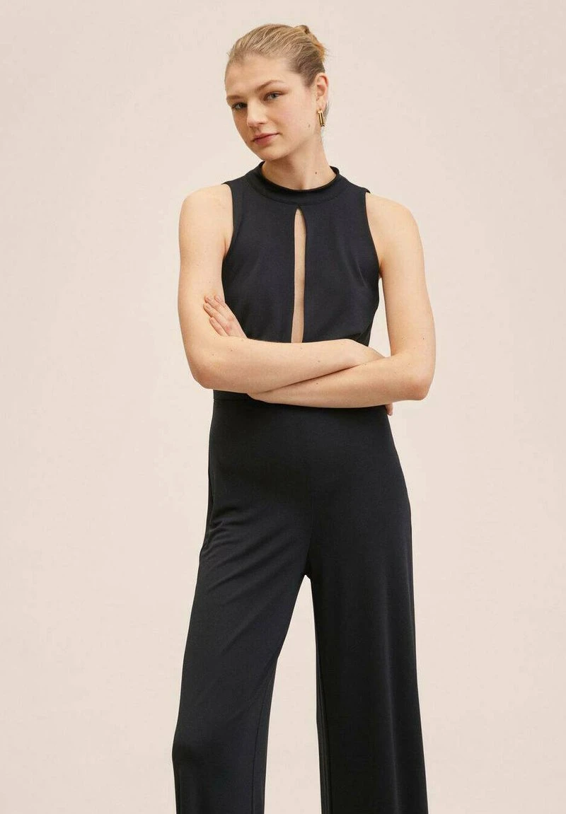 Mango Damen Jumpsuit - Zwart 6 Mango Damen Jumpsuit - Zwart – Bild 4
