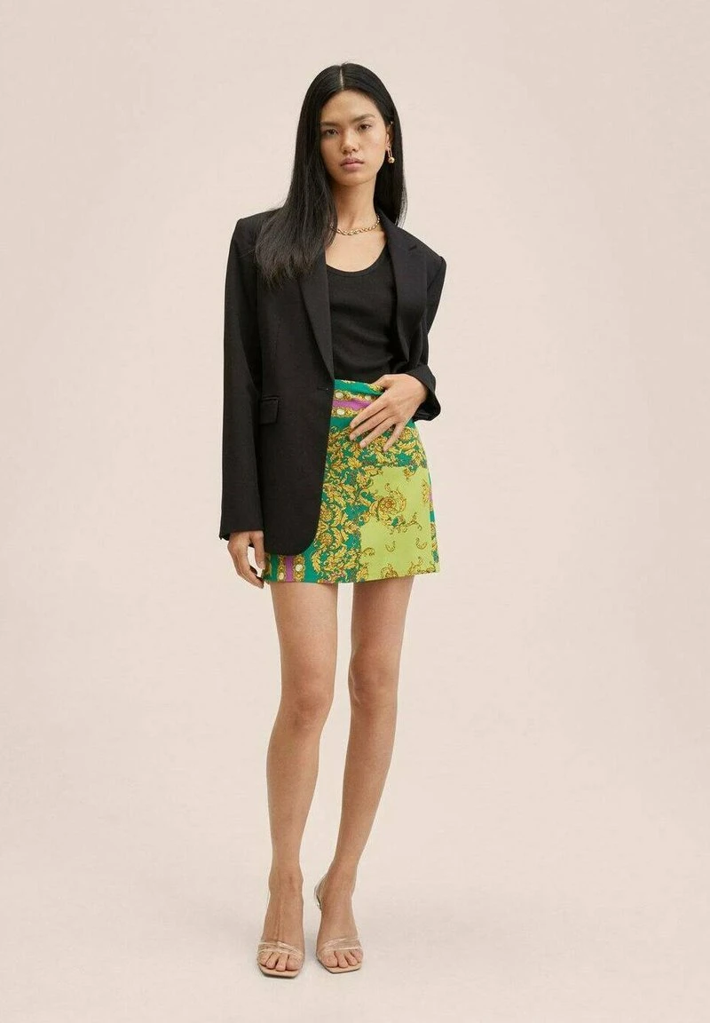 Mango Damen GIAN - A-Linien-Rock - Groen 4 Mango Damen GIAN - A-Linien-Rock - Groen – Bild 2