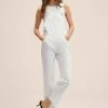 Mango PAOLA - Latzhose - Wit | Damen 1 Mango PAOLA - Latzhose - Wit | Damen -Mango Populaire Boutique da7db2b30432485e98e0306afb74055b