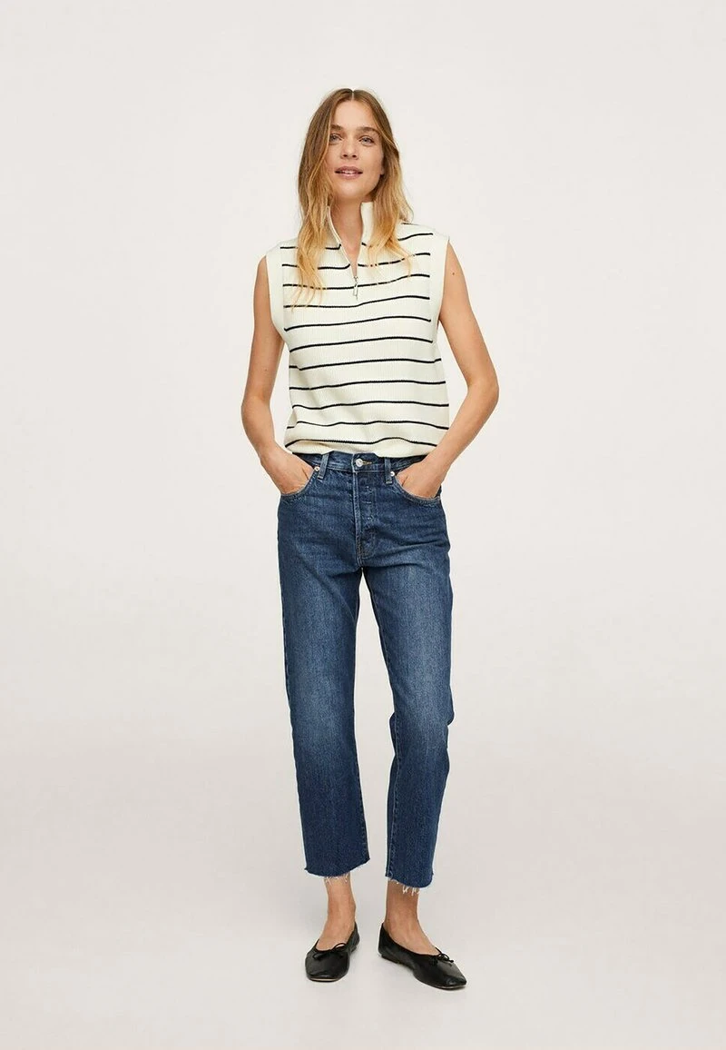 Mango Jeans Straight Leg - Donkerblauw | Damen 4 Mango Jeans Straight Leg - Donkerblauw | Damen – Bild 2