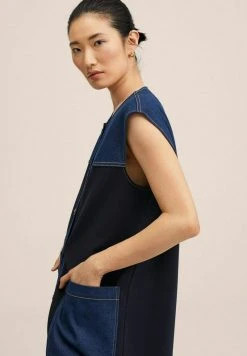 Mango Weste - Bleu Marine Fonce | Damen -Mango Populaire Boutique dac50e45c80c4b52a8b2f92771148771