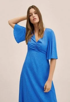 Mango MINA - Freizeitkleid - Blauw | Damen -Mango Populaire Boutique db6c1560f78f420ca2a8995283898e07