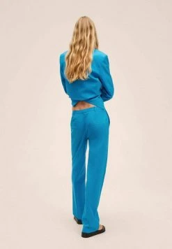 Mango ADELA - Stoffhose - Blu | Damen -Mango Populaire Boutique db821b97830e4a8086202d77a195923b