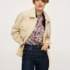 Mango Übergangsjacke - écru | Damen -Mango Populaire Boutique db901d9cf2ff4361944f0e020d98b5b9