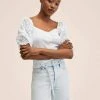 Mango JUDI - Bluse - Weiß | Damen -Mango Populaire Boutique dc22de182552416f8eff9d46cb1ff9b5