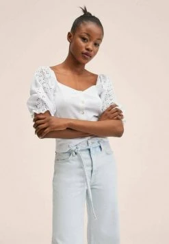 Mango JUDI - Bluse - Weiß | Damen