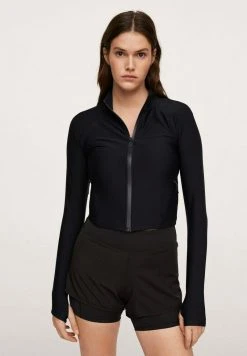 Mango Sweatjacke - Zwart | Damen