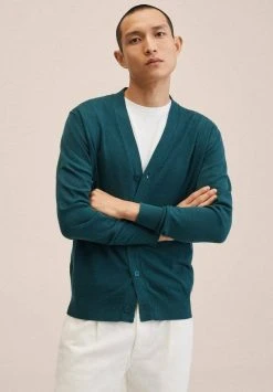 Mango KLEE-I - Strickjacke - Petrolblau | Herren