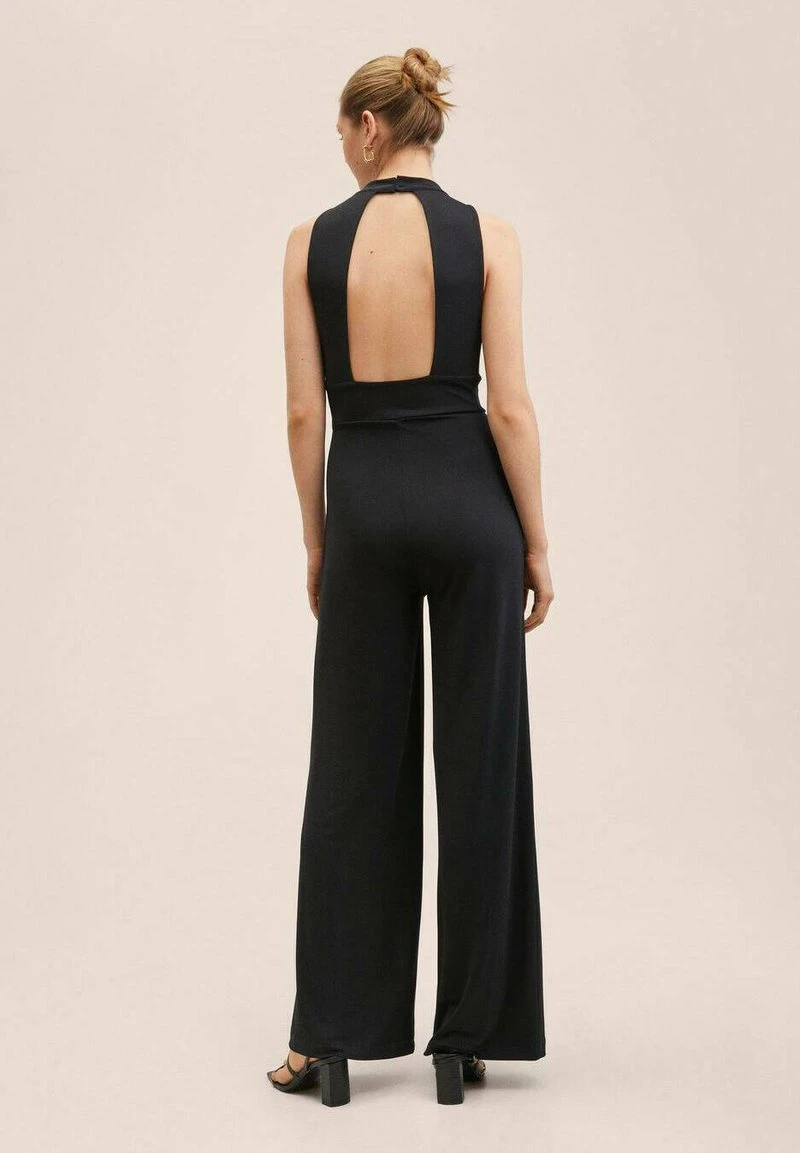 Mango Damen Jumpsuit - Zwart 5 Mango Damen Jumpsuit - Zwart – Bild 3