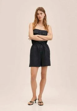 Mango Damen Jumpsuit - Zwart -Mango Populaire Boutique dcd63b063c46449db1dcc1122968ea8e
