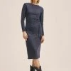 Mango FERTIM - Etuikleid - Nachtblauw | Damen
