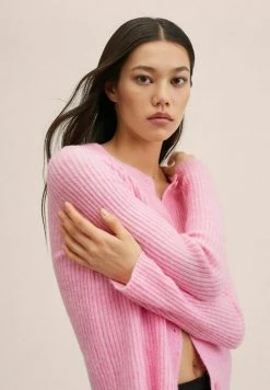 Mango CANOLI - Strickjacke - Kaugummirosa | Damen -Mango Populaire Boutique dd2b61e6adfc4978ae6f4c2d65c48c66