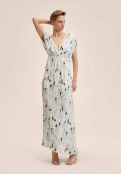 Mango SIENNAP A - Maxikleid - Blanc Cassé | Damen