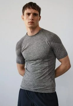 Mango T-Shirt Print - Gris | Herren -Mango Populaire Boutique de05567983294389ac4afa359212cedf