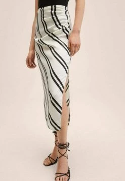 Mango TOTE A - Bleistiftrock - Blanco Roto | Damen