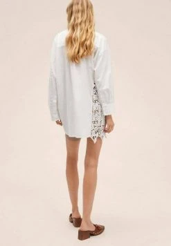 Mango BRADY - Hemdbluse - Gebroken Wit | Damen -Mango Populaire Boutique de9c3971fc5546b8908055176a4e8d68