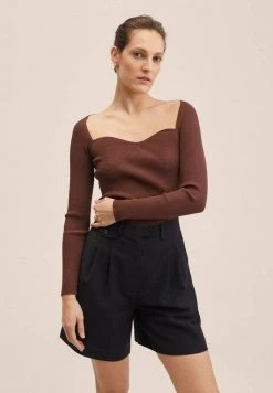 Mango GLASS - Strickpullover - Marron | Damen