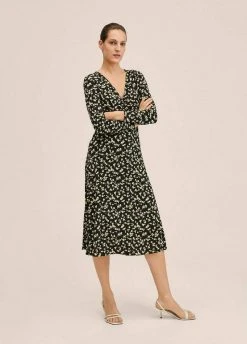 Mango LICHI - Jerseykleid - Zwart | Damen