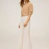 Mango Damen JUSTO-I - Stoffhose - Open Beige