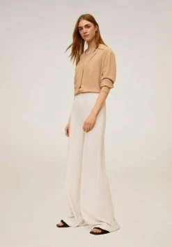 Mango Damen JUSTO-I - Stoffhose - Open Beige