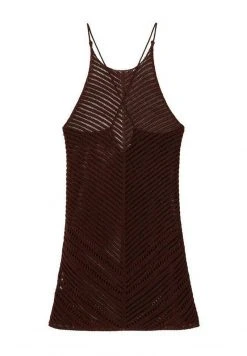 Mango Damen AFRODITA - Strickkleid - Brown -Mango Populaire Boutique df9bb6b5400040039f16f204e7b42f08