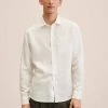 Mango FORMENT - Hemd - Blanc Cassé | Herren -Mango Populaire Boutique dfa38732f0eb4ce38563576f2855ac1d