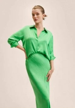 Mango MIA - Maxirock - Vert | Damen -Mango Populaire Boutique e0413f2dc65b4e24a81bbe0a74e3d406