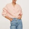 Mango Strickjacke - Rose Pastel | Damen 1 Mango Strickjacke - Rose Pastel | Damen -Mango Populaire Boutique e061183629514e09b777c01bb040f4d0