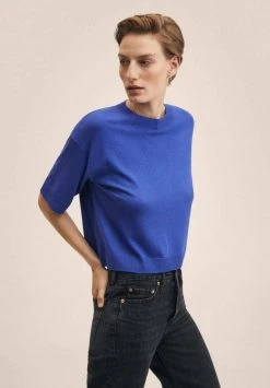Mango LUQUITA - T-Shirt Basic - Blue | Damen