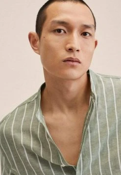 Mango CANNES - Hemd - Groen | Herren -Mango Populaire Boutique e0cd2a8bbb4143259d0edab5e2a301d8