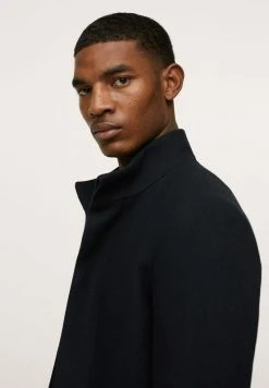 Mango FUNNEL - Klassischer Mantel - Dunkles Marineblau | Herren -Mango Populaire Boutique e184e4ea725947fbad208f512246c101