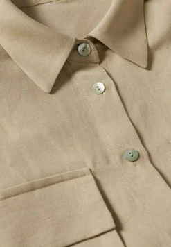 Mango Hemdbluse - Open Beige | Damen -Mango Populaire Boutique e1d2242114fc491a9be89763a45f5e6d