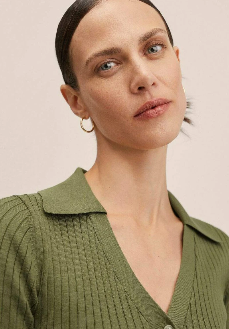 Mango RIBBOS - Strickkleid - Khaki | Damen 6 Mango RIBBOS - Strickkleid - Khaki | Damen – Bild 4