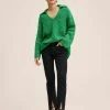 Mango BOLAT - Strickpullover - Groen | Damen -Mango Populaire Boutique e21b05ec852549febb1fa24651e75ff2