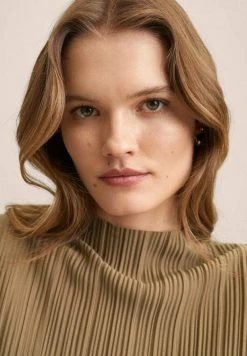 Mango JUNGLA A - Top - Medium Brown | Damen -Mango Populaire Boutique e23dc7edd92248658f761e42b7de2eea