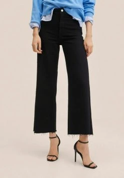 Mango CATHERIN - Flared Jeans - Black Denim | Damen