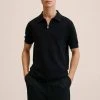 Mango CHARLES - Poloshirt - Schwarz | Herren -Mango Populaire Boutique e2b3a37e3a6c442e8b103c049c53a613