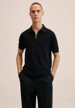 Mango CHARLES - Poloshirt - Schwarz | Herren