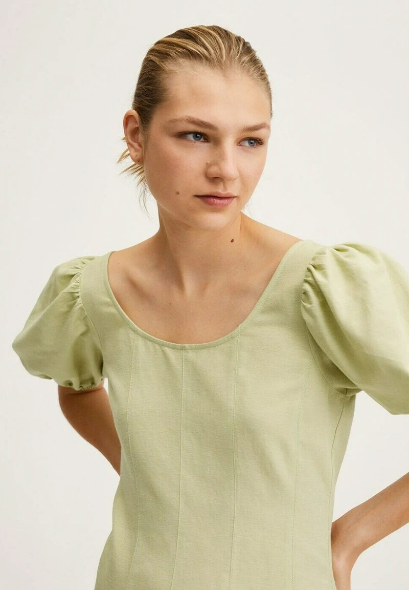 Mango MOGAMBO - Jerseykleid - Apfelgrün | Damen 6 Mango MOGAMBO - Jerseykleid - Apfelgrün | Damen – Bild 4