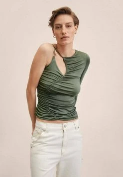 Mango MIRE - Langarmshirt - Khaki | Damen